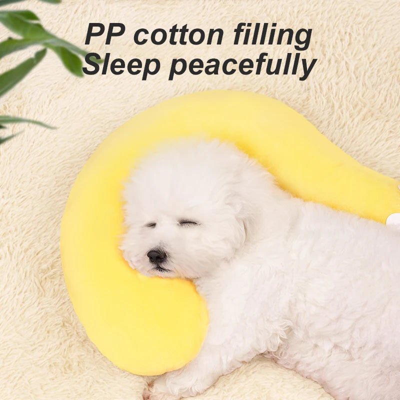 Question Mark Dog Pillow, Cute Plush Headrest for Pets