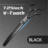 Curved Dog Grooming Thinning Shears, 7.25 Inch Japanese 440C