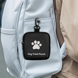 Zippered Dog Treat Pouch with Clip for Walks and Training