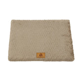 Plush Dog Crate Mat with Removable Washable Faux Fur Cover