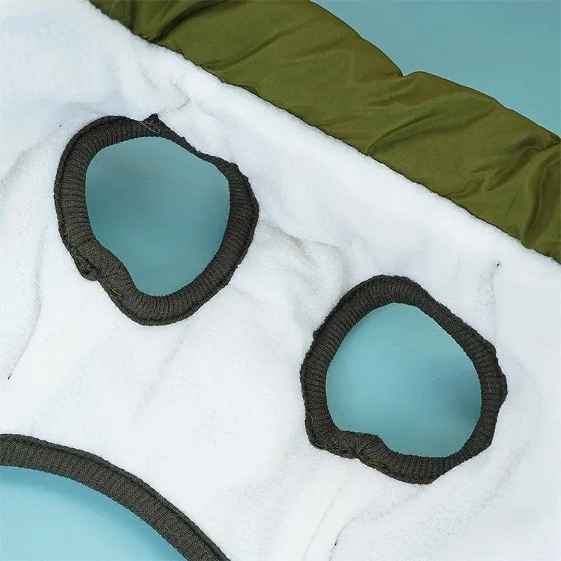 Large Dog Winter Coat with Built-In Harness, Up to 5XL