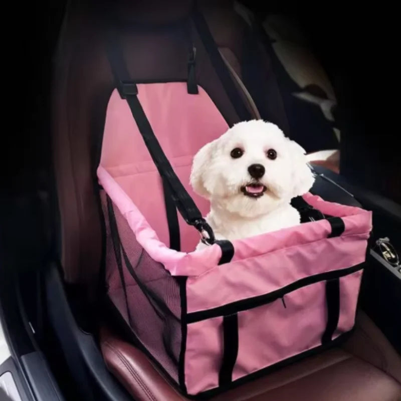 Dog Car Seat and Seat Cover, Booster Basket or Back Seat Hammock