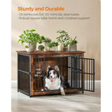 38.6 Inch Dog Crate Furniture End Table for Dogs up to 70 lb