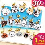 Personalized Dog ID Tag with Breed Icon, Custom Acrylic Tag