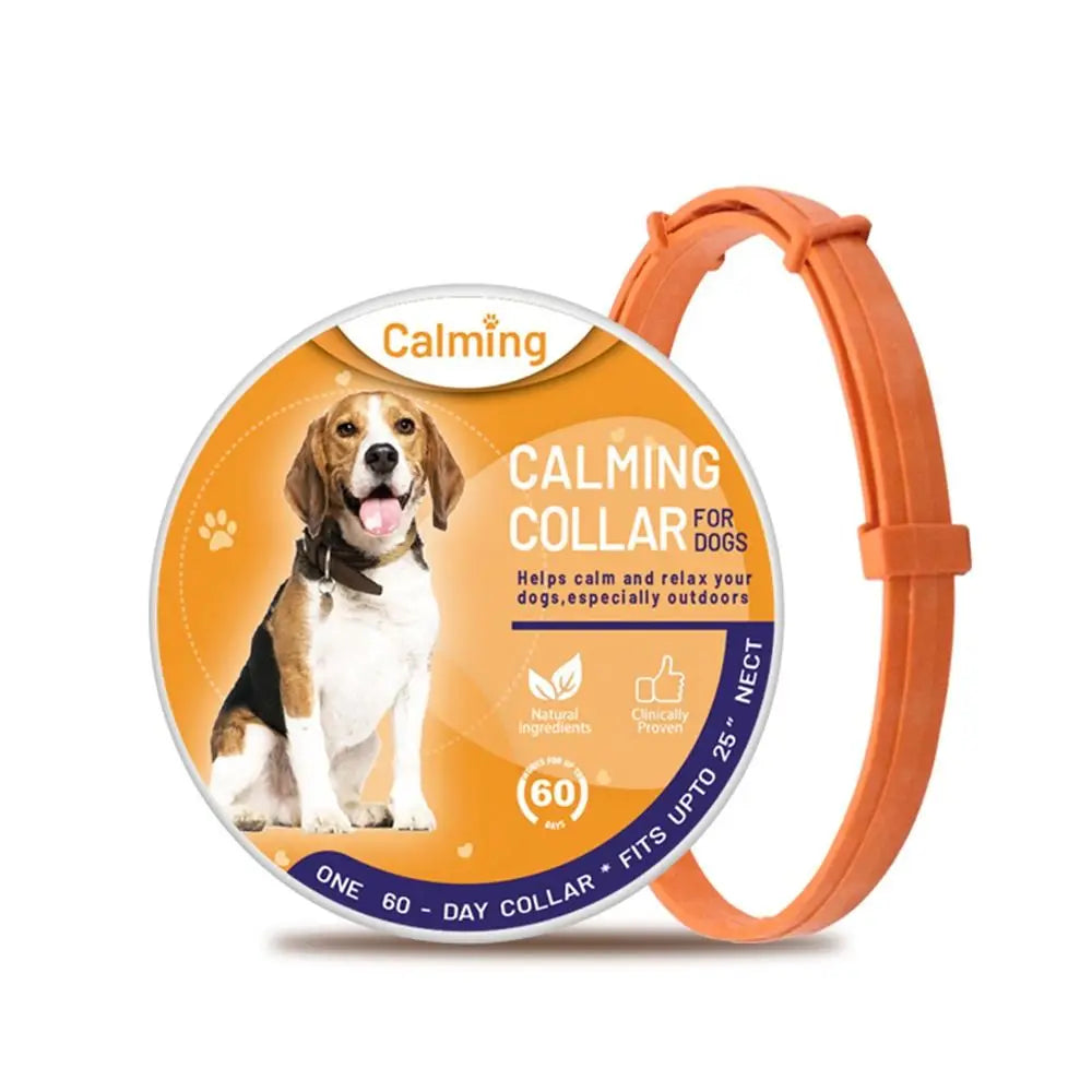 Calming Collar for Dogs and Cats, Adjustable Cut to Fit Design