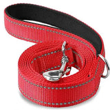 Reflective Nylon Dog Leash with Padded Handle, 4, 5 or 6 ft