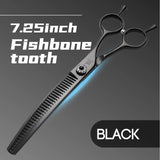 Curved Dog Grooming Thinning Shears, 7.25 Inch Japanese 440C