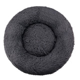 Round Plush Dog Bed, Fluffy Donut Bed for Small to Large Dogs