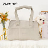 Small Dog Carrier Tote, Cotton Shoulder Bag for Chihuahuas and Yorkies