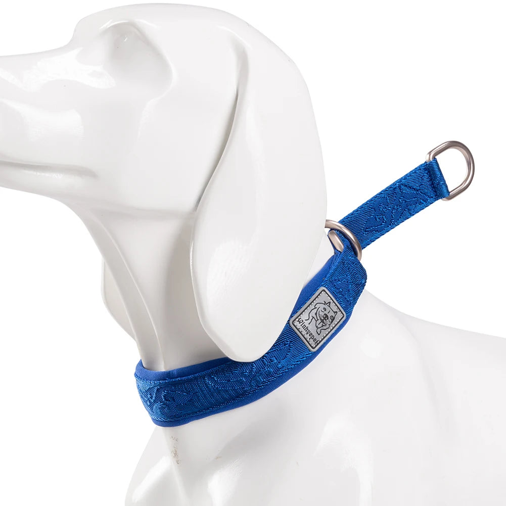 Greyhound Martingale Collar with Neoprene Padding, XXS to 3XL