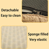 Faux Fur Dog Bed Pad with Washable Cover, M to 2XL