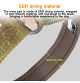 Padded Martingale Dog Collar, Reflective Nylon for Training