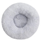 Machine Washable Donut Dog Bed, Plush Round Bed in 6 Sizes
