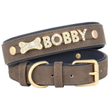 Custom Name Dog Collar with Jeweled Letter Charms