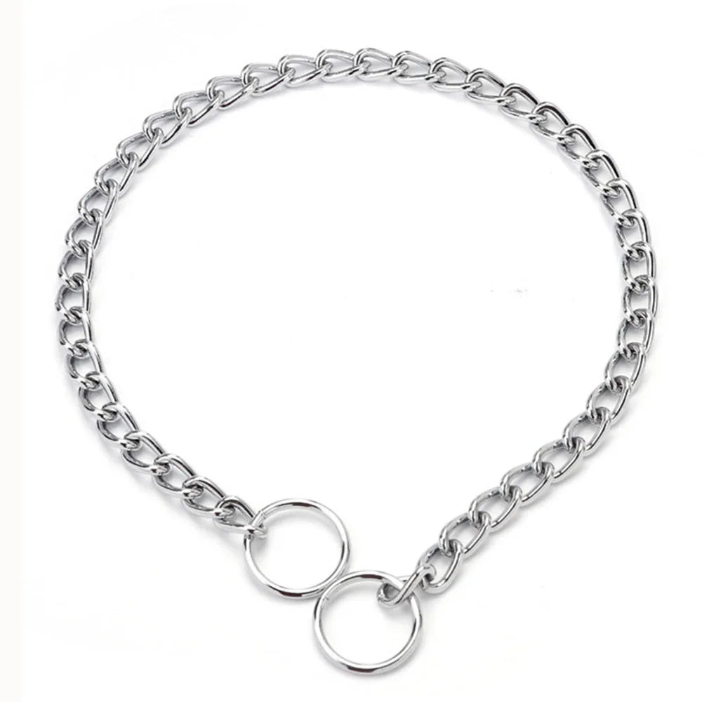 Stainless Steel Choke Chain Collar for Dog Training, 6 Sizes