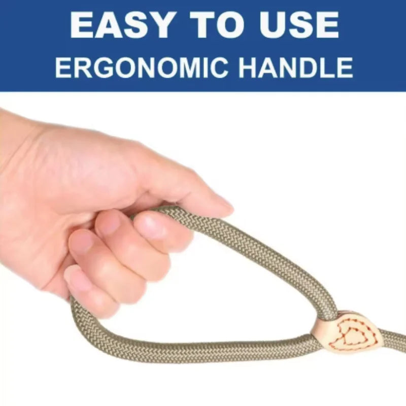 Braided Rope Slip Lead for Small and Medium Dogs