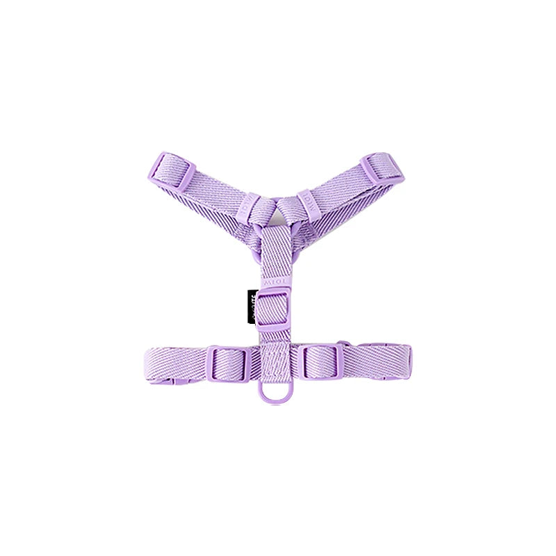 Adjustable Puppy Harness, Collar and Leash Set in Macaron Colors