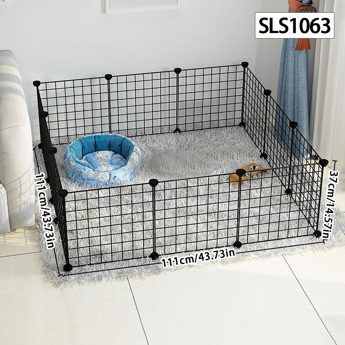 DIY Wire Mesh Dog Fence Panels, Modular Pet Barrier