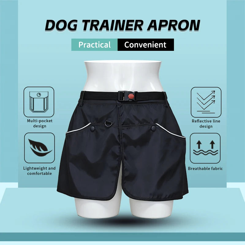 Dog Training Apron with Pockets, Water-Resistant and Adjustable