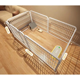 Indoor Dog Playpen with Self-Locking Gate for Small & Medium Dogs