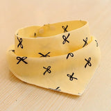 Cute Printed Dog Bandana, Soft Cotton Kerchief for Dogs and Cats