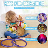 Calming Collar for Dogs and Cats, Adjustable Cut to Fit Design