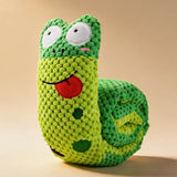 Plush Frog Dog Puzzle Toy for Sniffing and Food Hiding