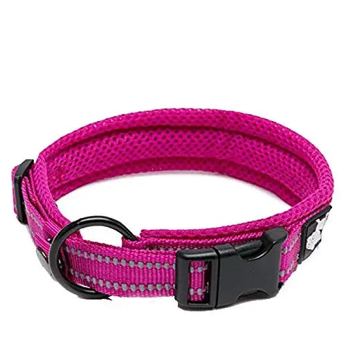 Adjustable Reflective Collar with Stainless Steel Ring