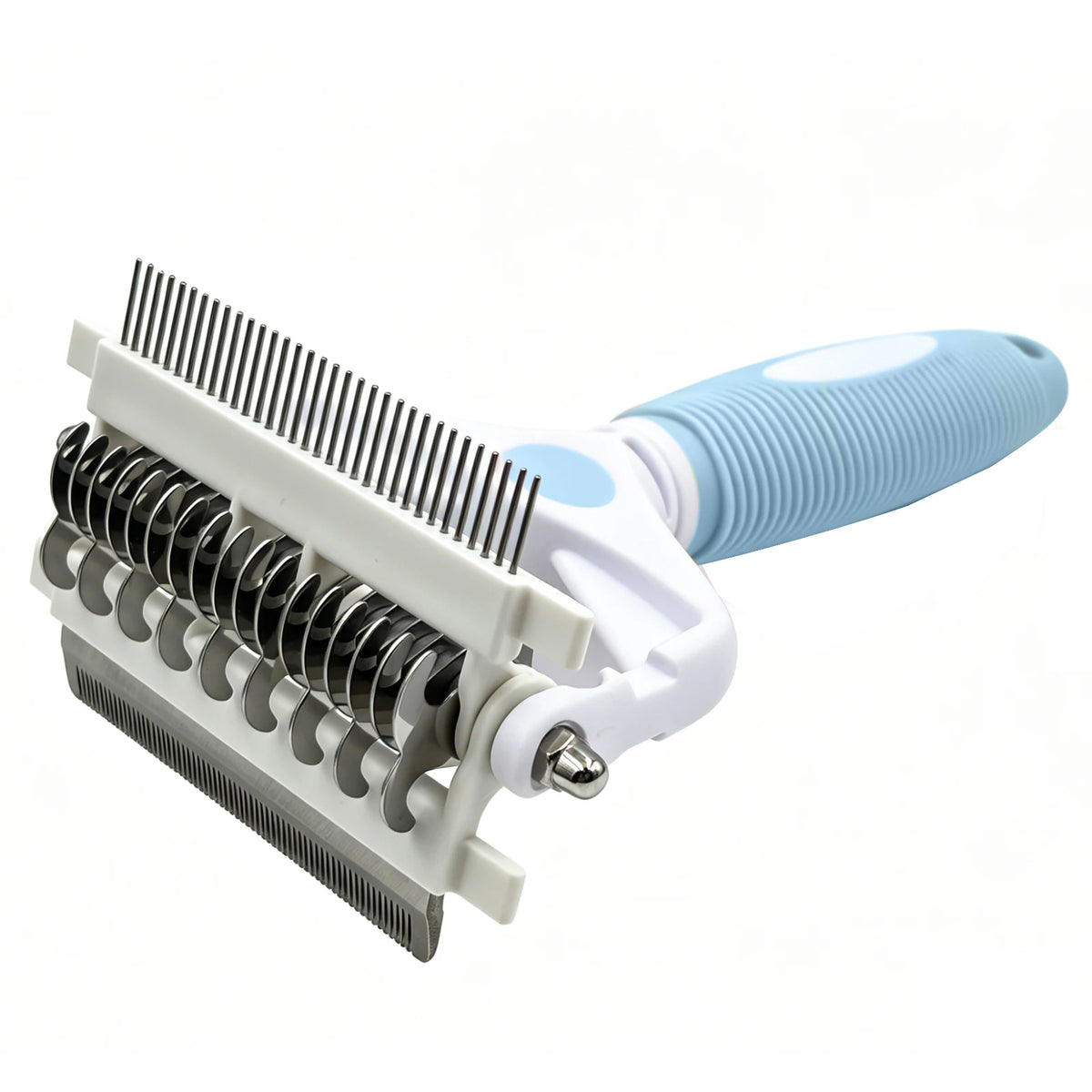 3-in-1 Dog Grooming Tool with Mat Splitter, Deshedder and Comb