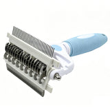 3-in-1 Dog Grooming Tool with Mat Splitter, Deshedder and Comb