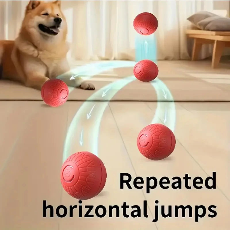 Smart Rolling Dog Ball That Moves on Its Own, USB Rechargeable