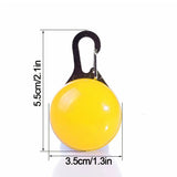 LED Dog Collar Light Pendant with 3 Modes, 6 Colors