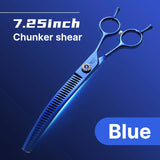 Curved Dog Grooming Thinning Shears, 7.25 Inch Japanese 440C