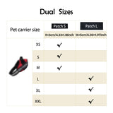 Custom Dog Harness Patches with Name and Phone Number, Set of 2