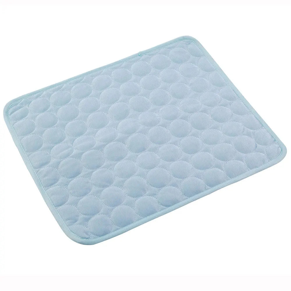 Dog Cooling Mat, Washable Ice Silk Pad for Summer, 5 Sizes