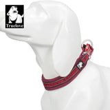 Reflective Neoprene Padded Dog Collar for Hiking and Running