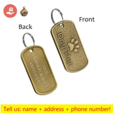 Personalized Engraved Dog ID Tag with Name, Phone and Address