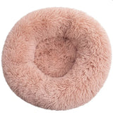 Machine Washable Donut Dog Bed, Plush Round Bed in 6 Sizes