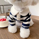 Dog Polo Shirt for Small Dogs, Soft Cotton Summer Shirt