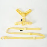 Adjustable Puppy Harness, Collar and Leash Set in Macaron Colors
