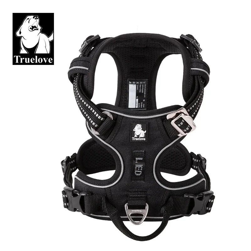 Reflective No Pull Dog Harness with Handle, Adjustable, XS to XL