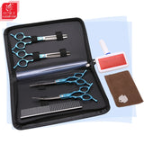 Fenice 6.5 Inch Dog Grooming Scissors Set, Straight, Curved & Thinning