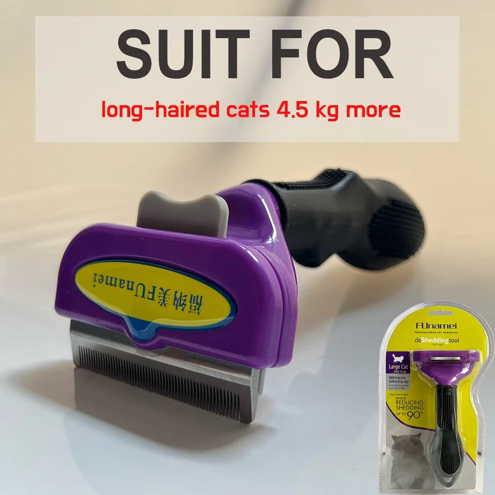 Dog Deshedding Brush for Undercoat, Long and Short Hair
