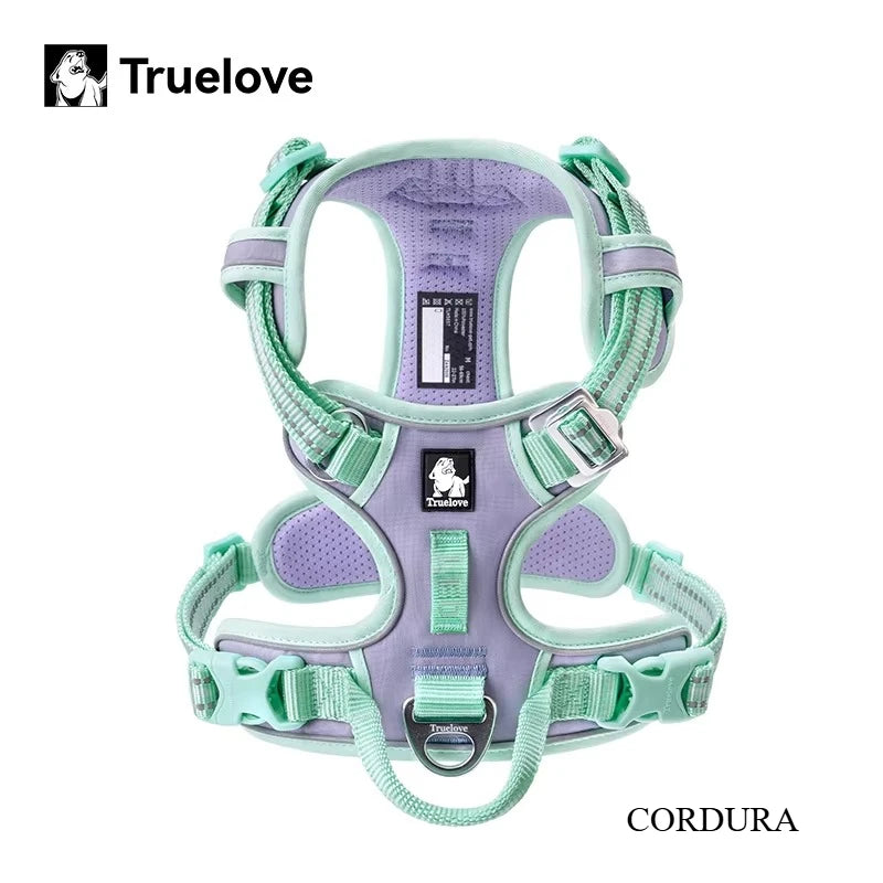 Reflective Dog Harness with Handle, Padded and Adjustable