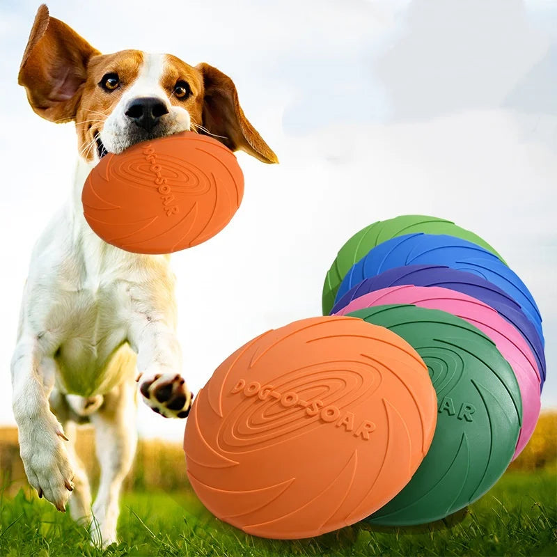 Soft Dog Flying Disc for Fetch, 3 Sizes