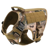 Tactical Dog Harness with MOLLE Panels for Medium & Large Dogs