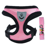 Mesh Dog Harness and Leash Set for Puppies and Small Dogs