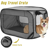 Pop Up Dog Crate with Zipper Mesh Door, Small Breeds