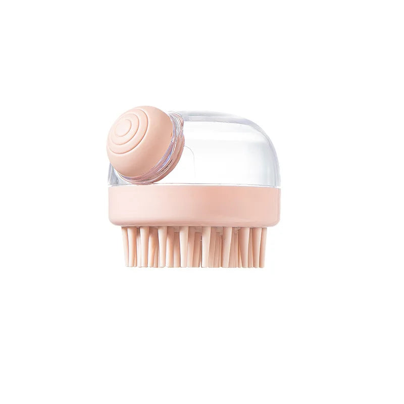 Silicone Dog Bath Brush with Shampoo Dispenser