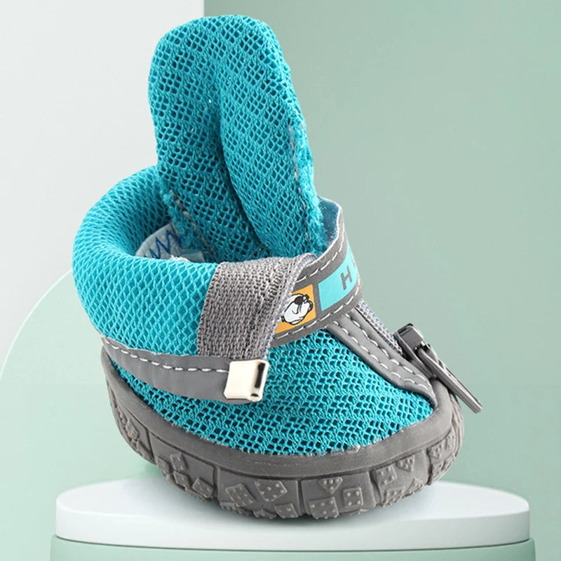 Non-Slip Dog Shoes for Small Dogs with Warm Plush Lining